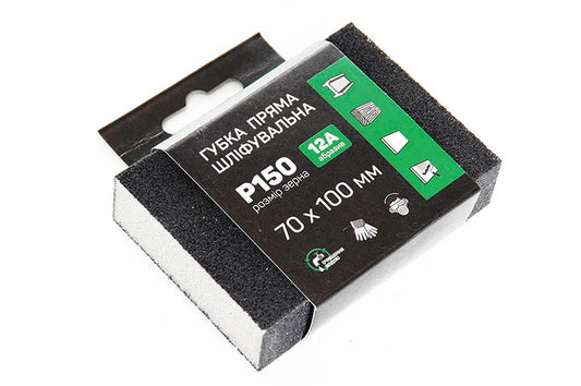 Губка шлифовальная Apro - 100 x 70 x 25 мм x P150 прямая
