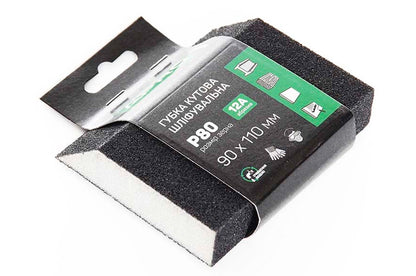 Губка шлифовальная Apro - 110 x 90 x 25 мм x P80 трапеция