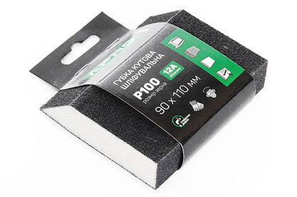 Губка шлифовальная Apro - 110 x 90 x 25 мм x P100 трапеция