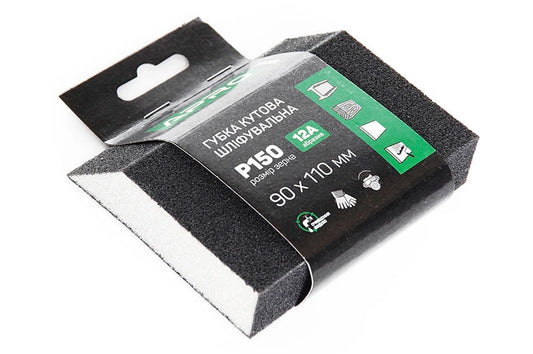 Губка шлифовальная Apro - 110 x 90 x 25 мм x P150 трапеция