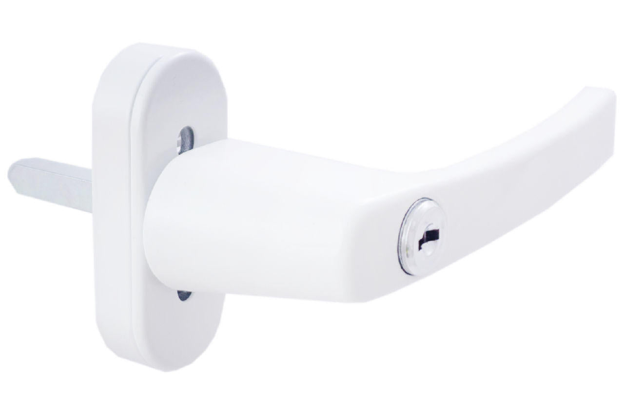 Ручка для металлопластиковых дверей FZB - с замком GGZS001-CD