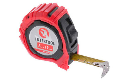 Рулетка Intertool - 5 м x 19 мм магнит