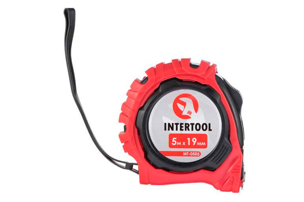 Рулетка Intertool - 5 м x 19 мм магнит