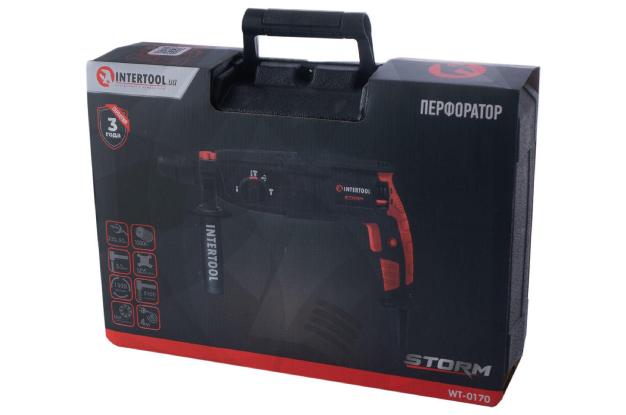 Перфоратор прямой Intertool - 1000Вт Storm