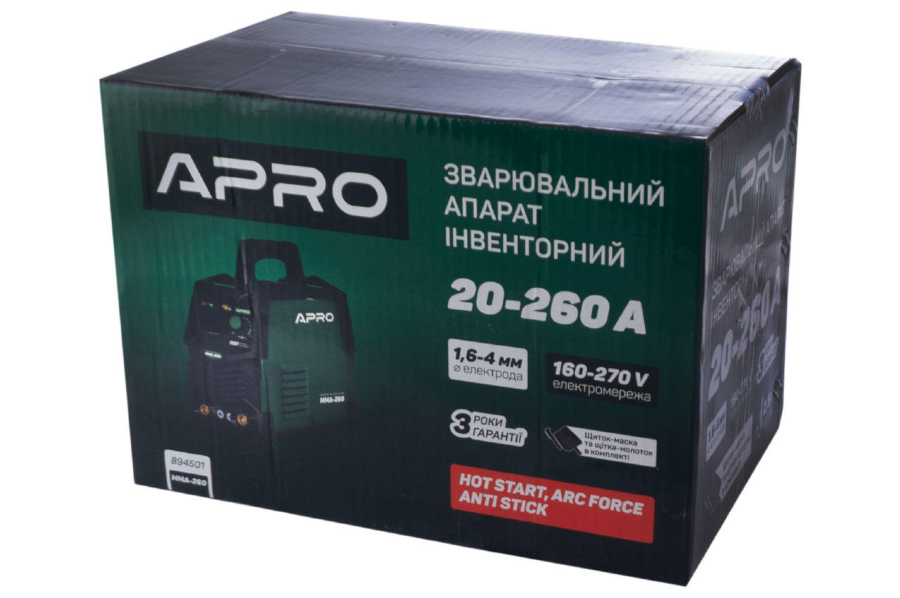 Сварочный инвертор Apro - MMA-260