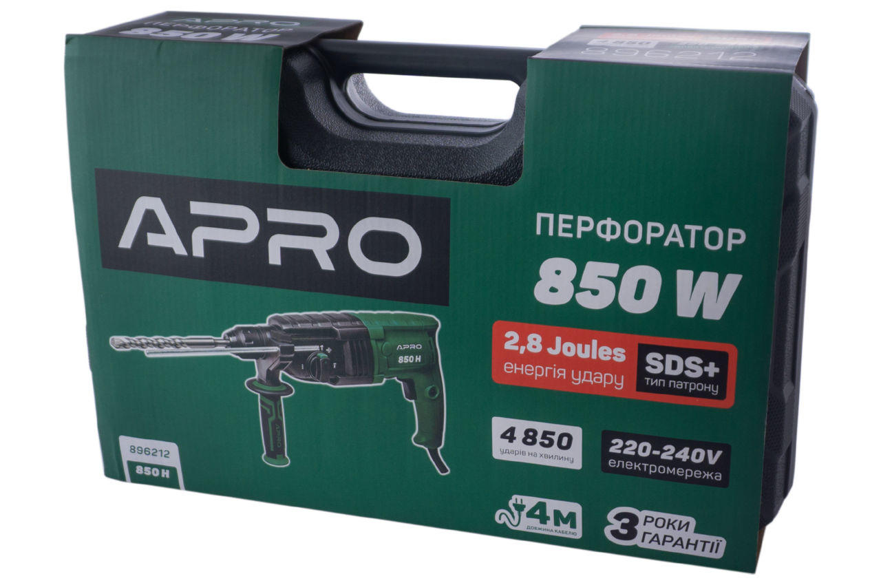 Перфоратор прямой Apro - 850H