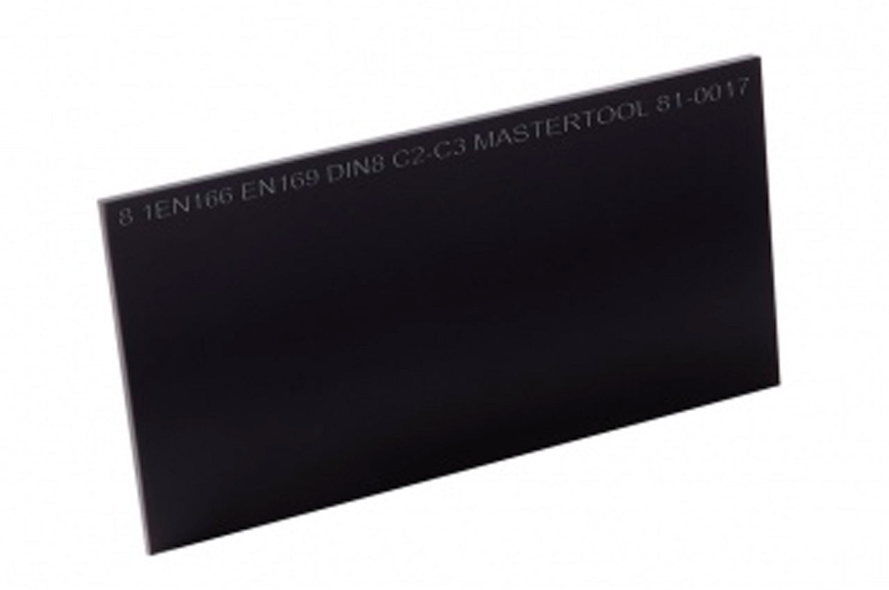 Стекло защитное для сварки Mastertool - 52 x 102 мм x С-2