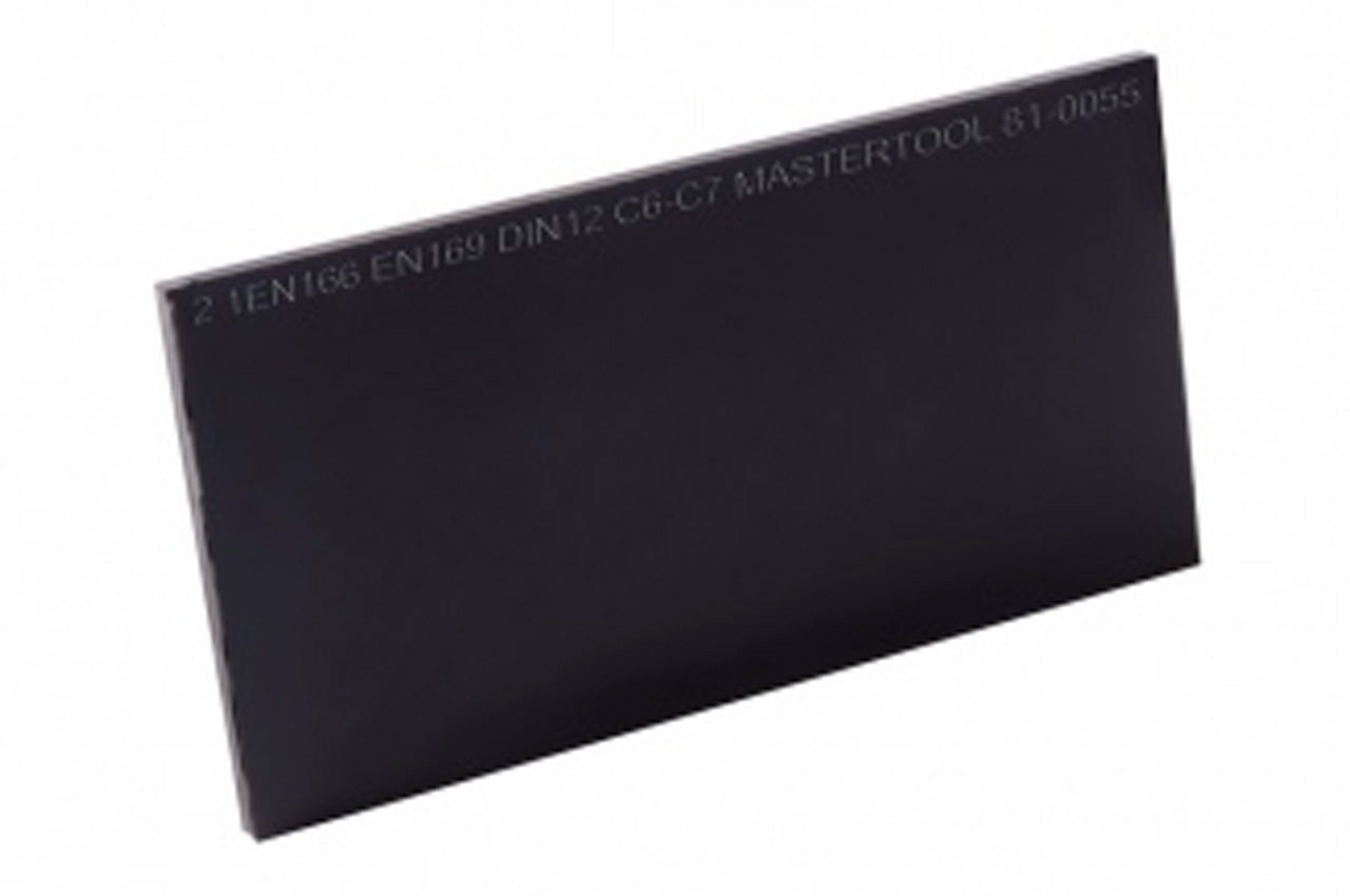 Стекло защитное для сварки Mastertool - 52 x 102 мм x С-6