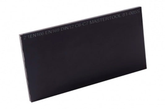Стекло защитное для сварки Mastertool - 52 x 102 мм x С-6