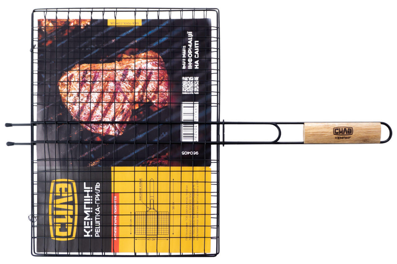 Решетка-гриль Сила - 400 x 300 мм антипригарная