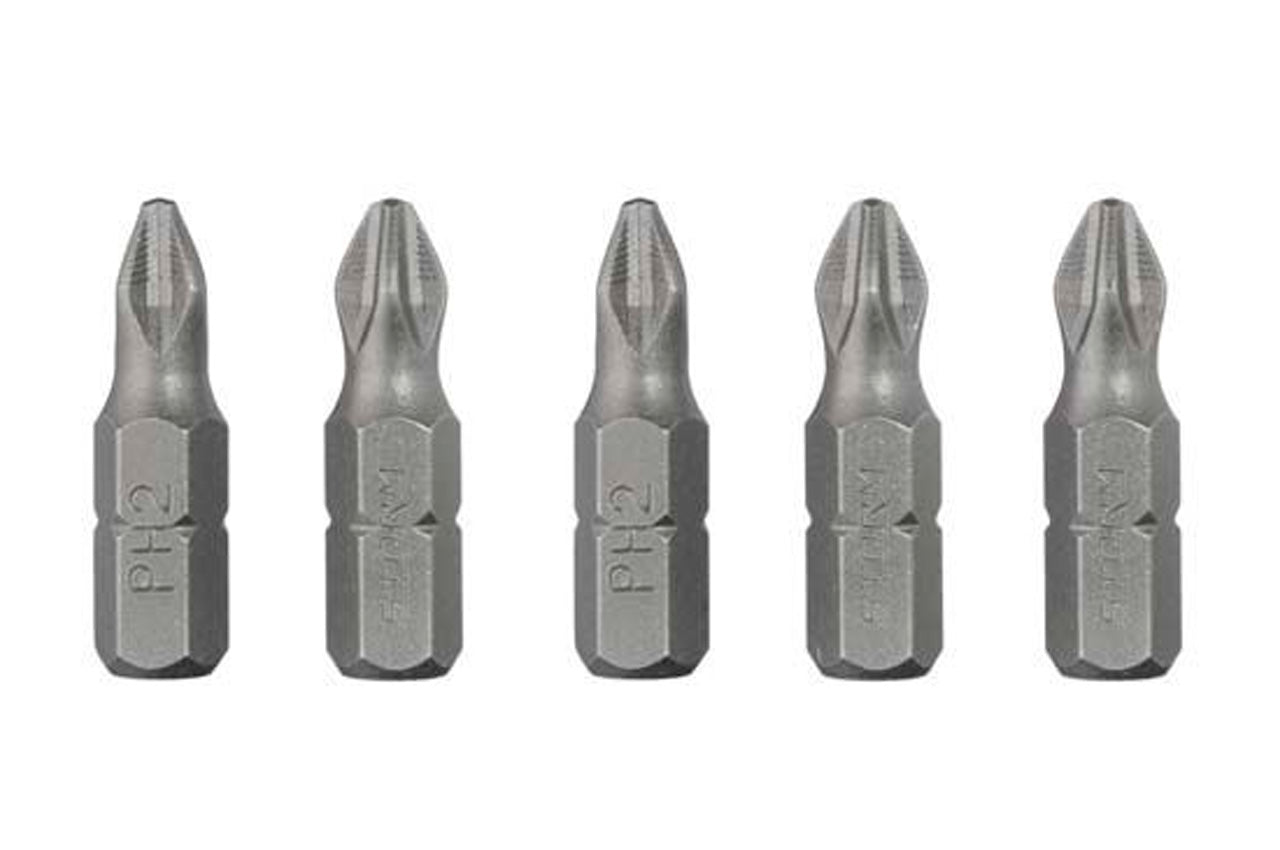 Бита Intertool - PH2 x 25 мм Storm (5 шт.)
