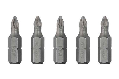 Бита Intertool - PZ1 x 25 мм Storm (5 шт.)