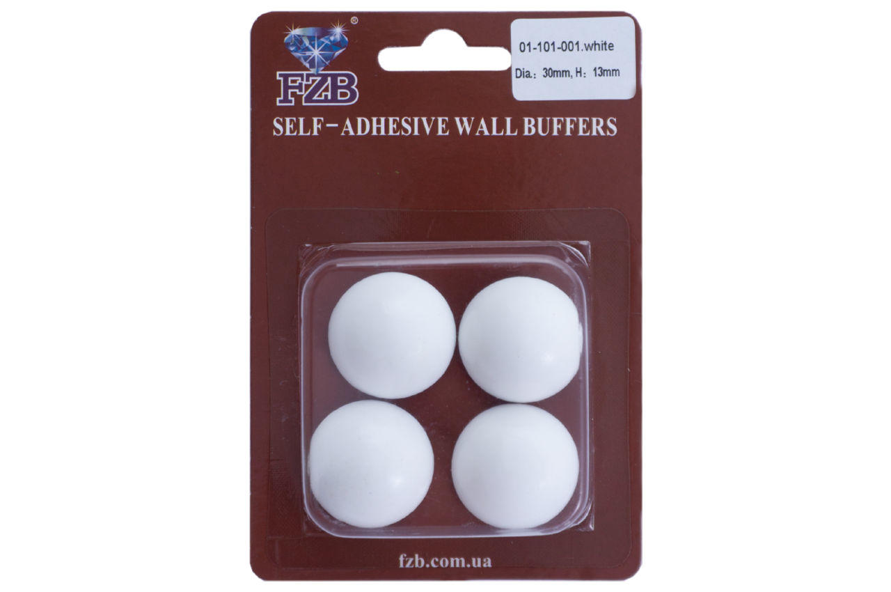 Стопор дверной FZB - 30 x 13 мм самоклеящийся (4 шт.)