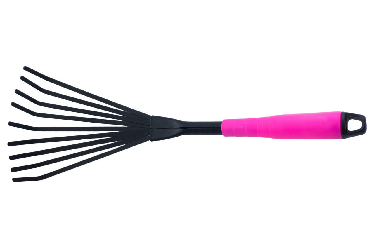 Грабли веерные Сила - 400 x 145 мм ручка пластик