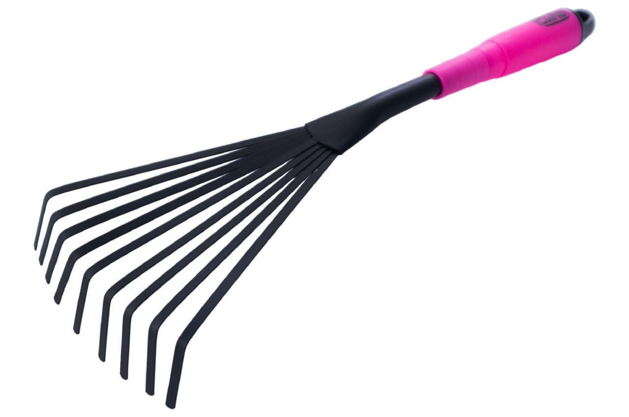 Грабли веерные Сила - 400 x 145 мм ручка пластик