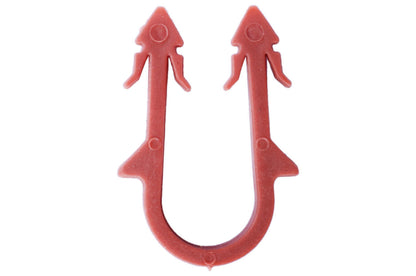 Скоба якорная Apro - 16 x 43 мм красная (100 шт.)