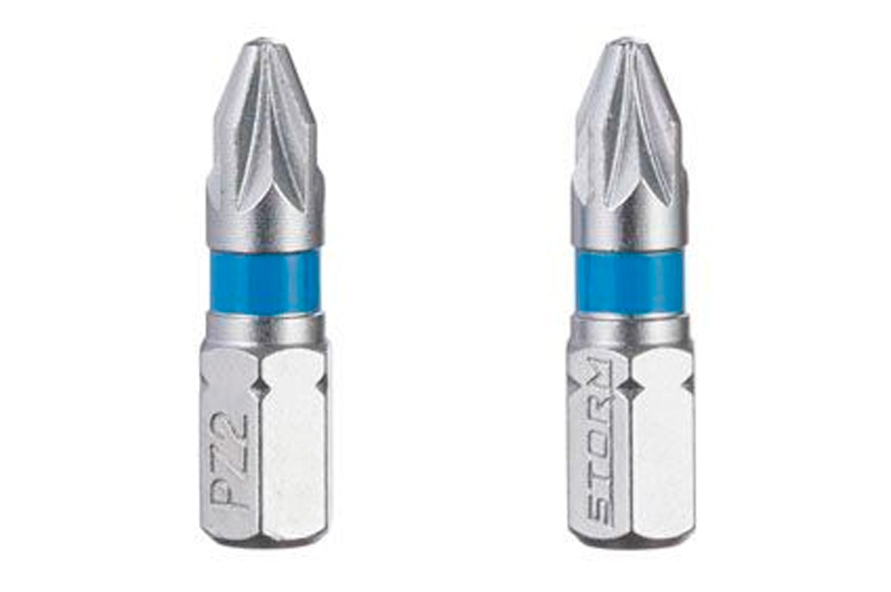 Біта Intertool - PZ2 x 25 мм Storm (2 шт.)