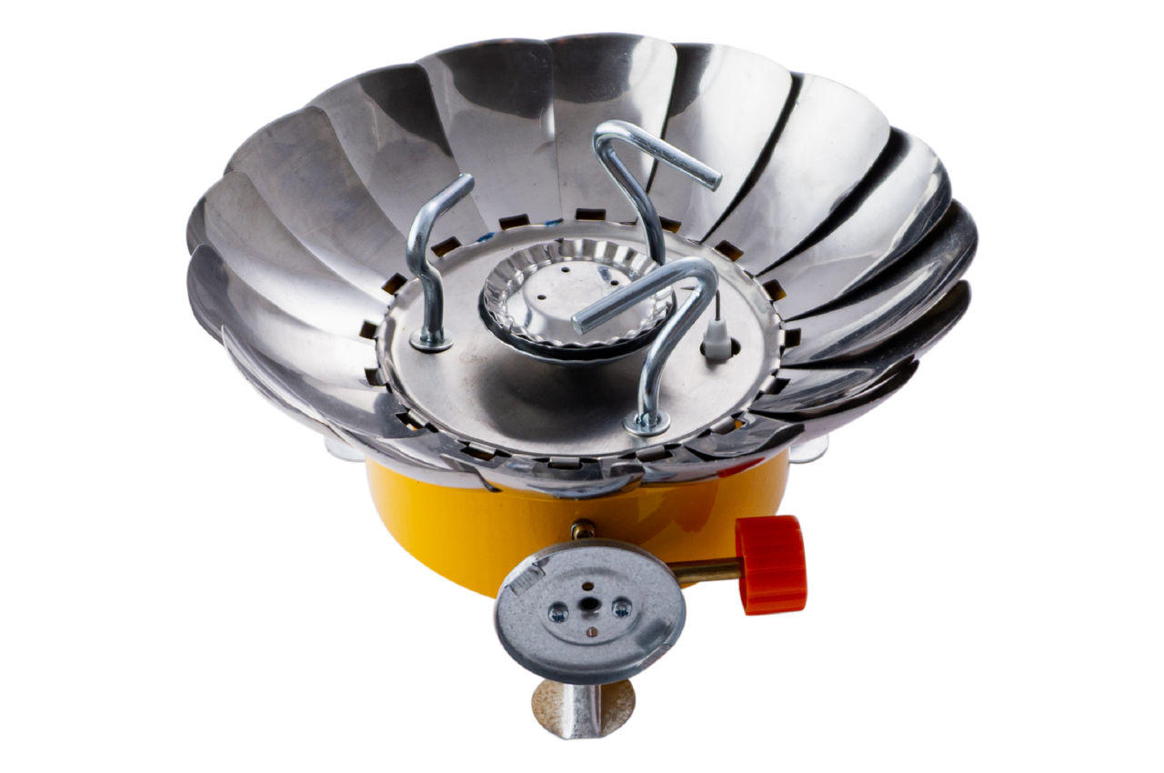 Плита газовая портативная Сила - 210 x 110 мм тюльпан