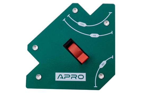 Держатель магнитный для сварки Apro - 24 кг стрела с отключателем