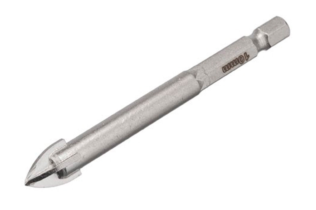 Сверло по стеклу и керамике Intertool - 10 мм HEX