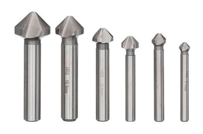 Набор зенкеров Intertool - 6,3 x 8,3 x 10,4 x 12,4 x 16,5 x 20,5 мм (6 шт.)