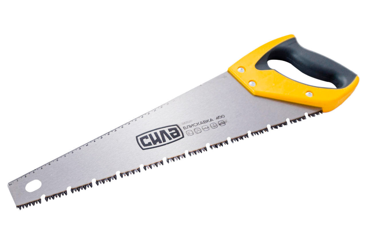 Ножовка по мокрому дереву Сила - 400 мм x 7T x 3D молния