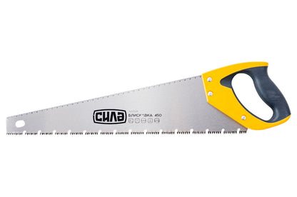 Ножовка по мокрому дереву Сила - 450 мм x 7T x 3D молния