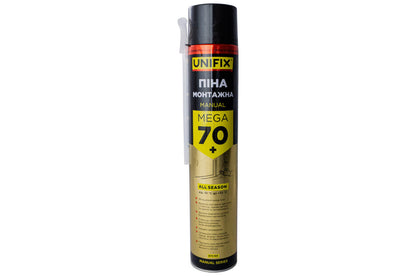 Монтажна піна Unifix - 870 мл x 70 л ручна