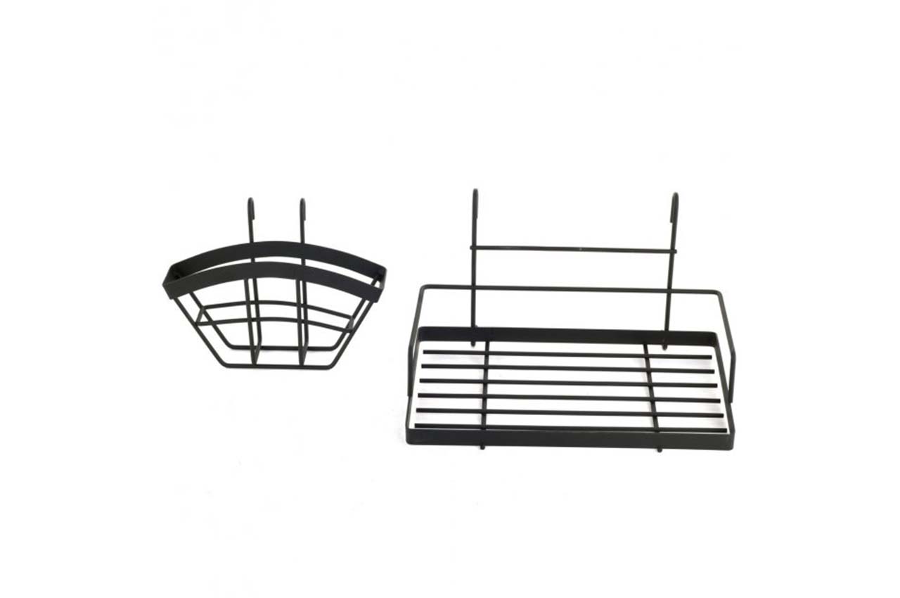 Набор полок кухонных с рейлингом Kamille - 2 x 780 мм 16 ед.