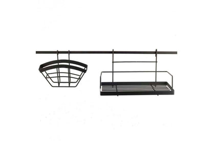 Набор полок кухонных с рейлингом Kamille - 2 x 780 мм 16 ед.