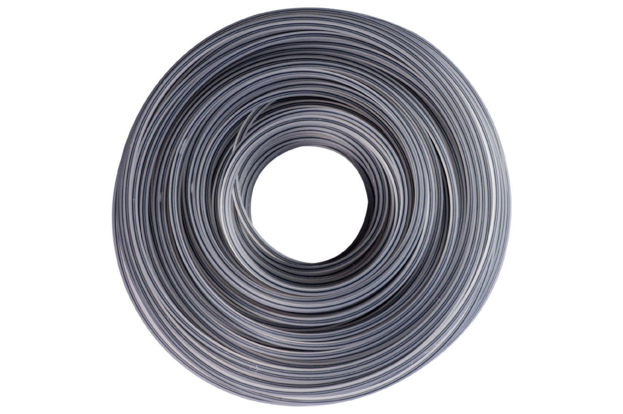 Лісочка для тримера Mastertool - 2,0 мм x 125 м квадрат армований