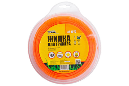 Лісочка для тримера Mastertool - 1,65 мм x 239 м зірка