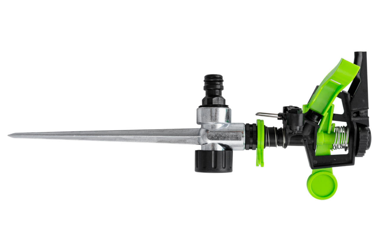 Дождеватель пульсирующий Mastertool - 1/2" x 20 м металл костыль