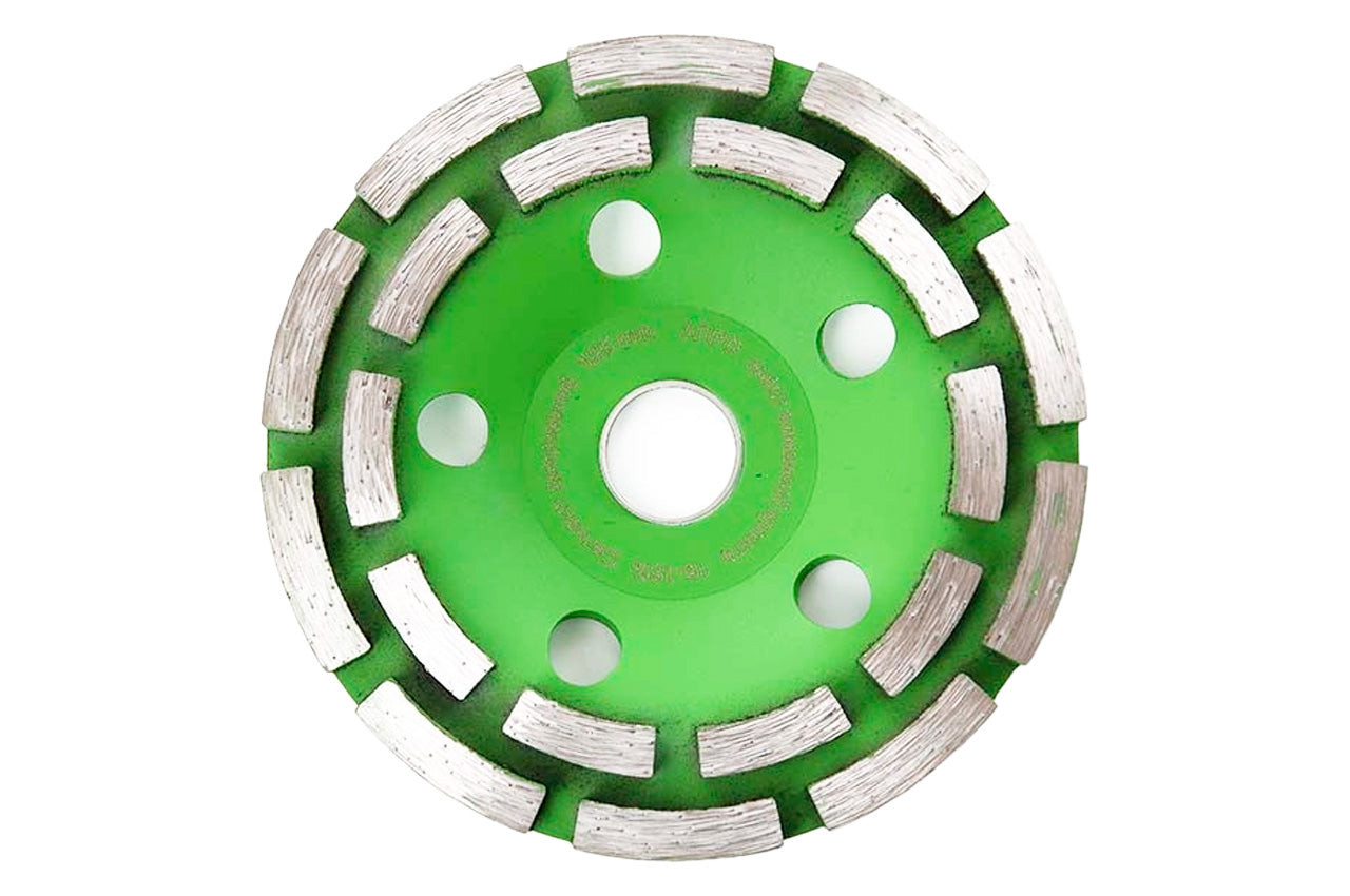 Чашка алмазная шлифовальная Apro - 125 мм 16-18% сегмент двухрядный