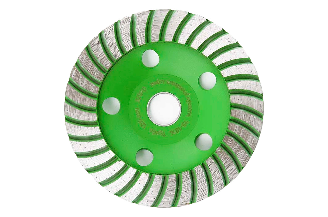 Чашка алмазная шлифовальная Apro - 125 мм 16-18% турбо