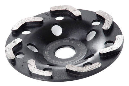 Чашка алмазная шлифовальная Apro - 125 мм 22-24% бумеранг