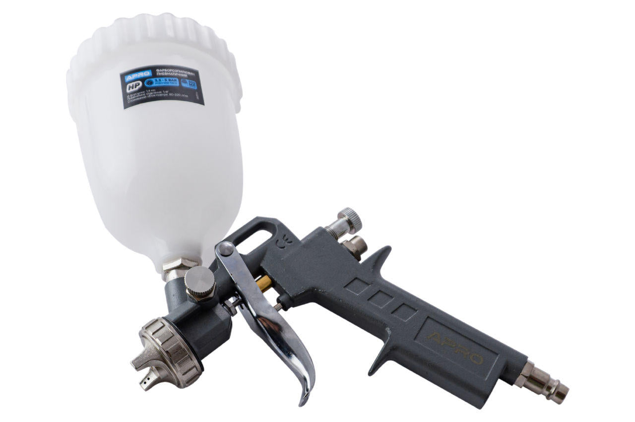 Краскопульт пневматический HP Apro - 600 мл x 1,4 мм ВБ пластик