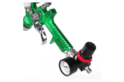 Краскопульт пневматический HVLP Apro - 600 мл x 1,4 мм ВБ пластик с редуктором