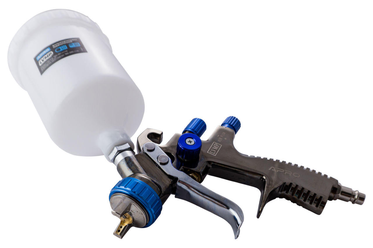 Краскопульт пневматический LVMP Apro - 600 мл x 1,4 мм ВБ пластик