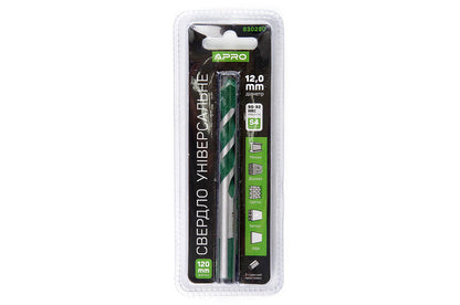 Сверло универсальное Apro - 12 мм