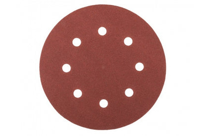 Круг шлифовальный на липучке Mastertool - 180 мм x Р100 с отверстиями (5 шт.)