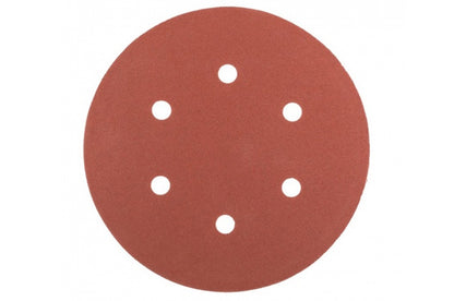 Круг шлифовальный на липучке Mastertool - 225 мм x Р100 с отверстиями (5 шт.)