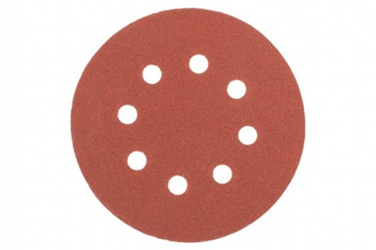 Круг шлифовальный на липучке Mastertool - 125 мм x Р100 с отверстиями (5 шт.)
