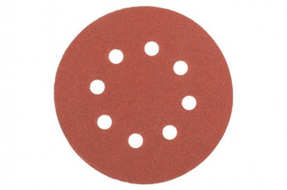 Круг шлифовальный на липучке Mastertool - 125 мм x Р100 с отверстиями (5 шт.)