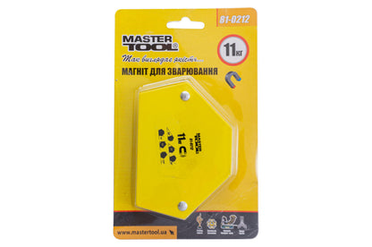 Держатель магнитный для сварки Mastertool - 11 кг трапеция