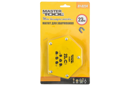 Держатель магнитный для сварки Mastertool - 23 кг трапеция