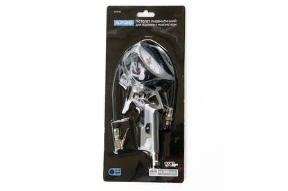 Пистолет пневматический для подкачки колес Apro - 12 бар гальван