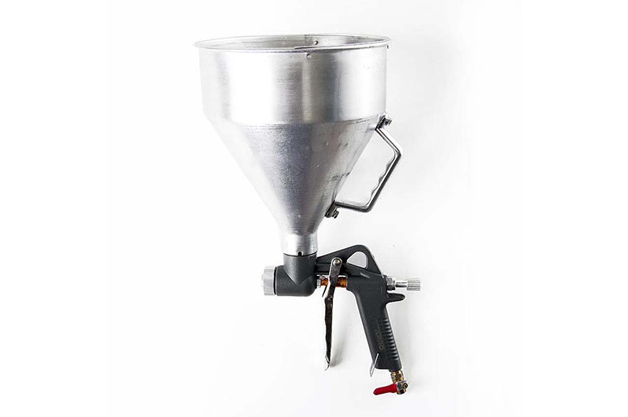 Пистолет пневматический для нанесения штукатурки Apro - 6000 мл металл бак