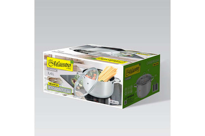 Кастрюля нержавеющая Maestro - 200 мм x 3,4 л