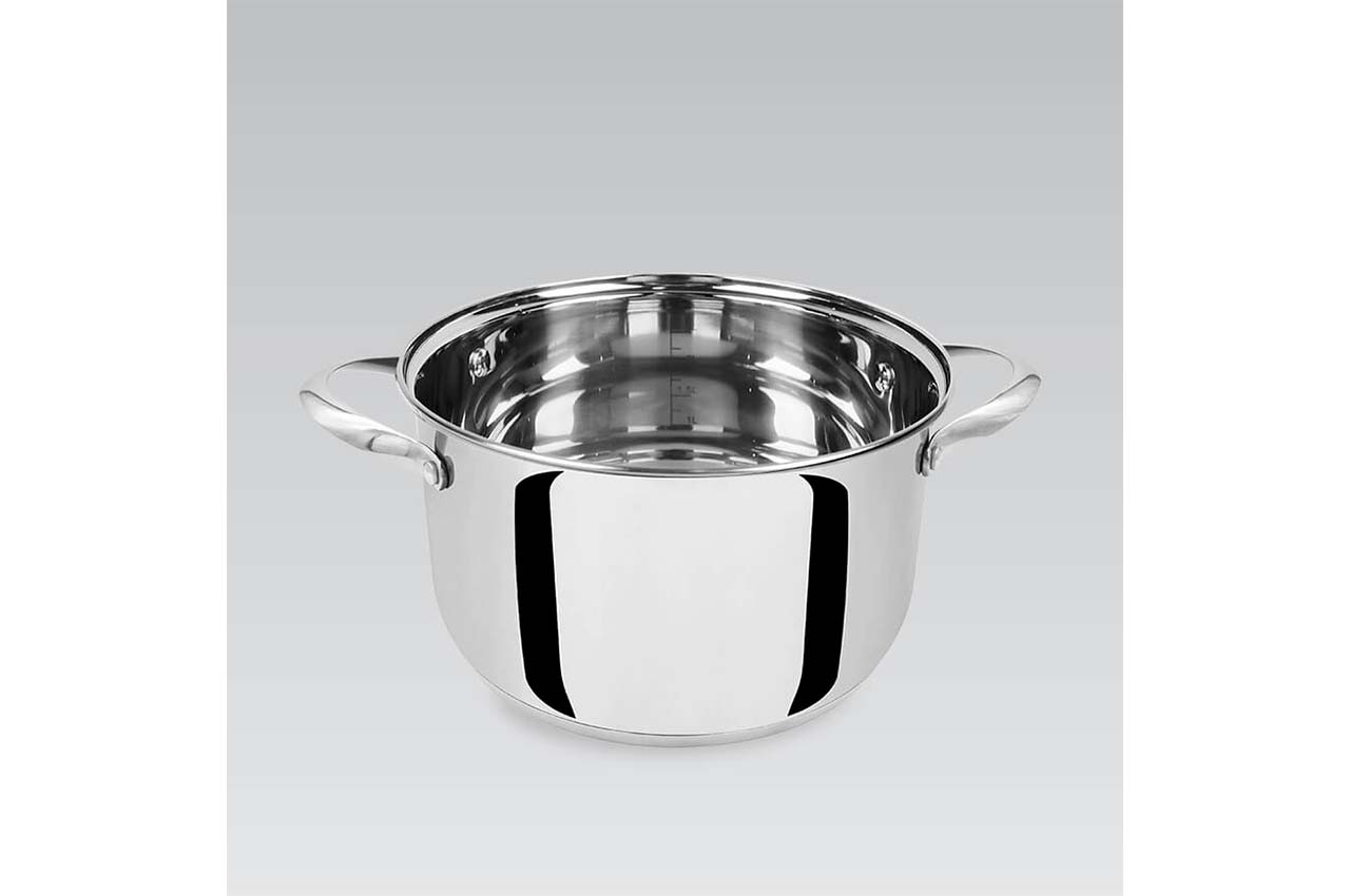 Кастрюля нержавеющая Maestro - 240 мм x 5,8 л